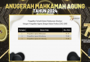 PA Palembang Kelas 1A Mendapatkan Anugerah Dari Mahkamah Agung RI Award 2024