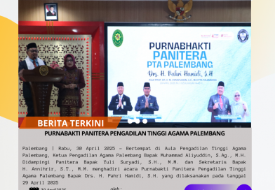 Purnabakti Panitera Pengadilan Tinggi Agama Palembang