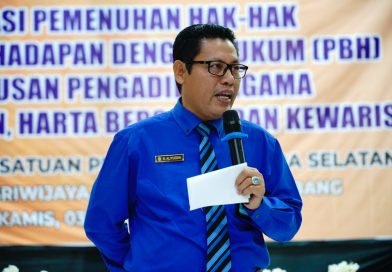 KETUA PA PALEMBANG MENJADI NARASUMBER DALAM KEGIATAN SOSIALISASI PEMENUHAN HAK PEREMPUAN