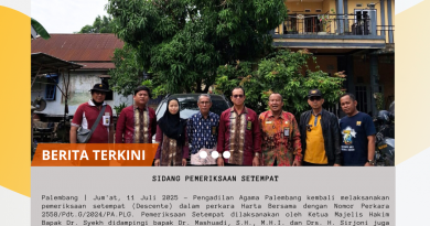 SIDANG PEMERIKSAAN SETEMPAT SIDANG PEMERIKSAAN SETEMPAT