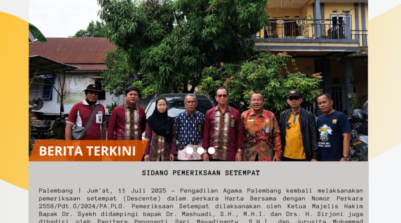 SIDANG PEMERIKSAAN SETEMPAT