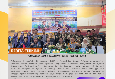 PENGADILAN AGAMA PALEMBANG GELAR DISKUSI HUKUM PENGADILAN AGAMA PALEMBANG GELAR DISKUSI HUKUM