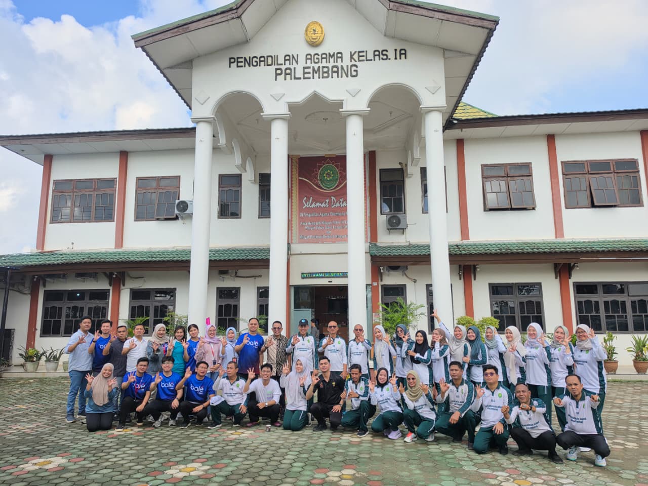 KEGIATAN SENAM PAGI PENGADILAN AGAMA PALEMBANG