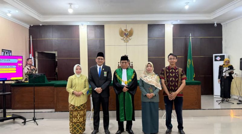 Prosesi Pelantikan Panitera dan Juru Sita Pengadilan Agama Palembang Kelas IA Berlangsung Khidmat Prosesi Pelantikan Panitera dan Juru Sita Pengadilan Agama Palembang Kelas IA Berlangsung Khidmat