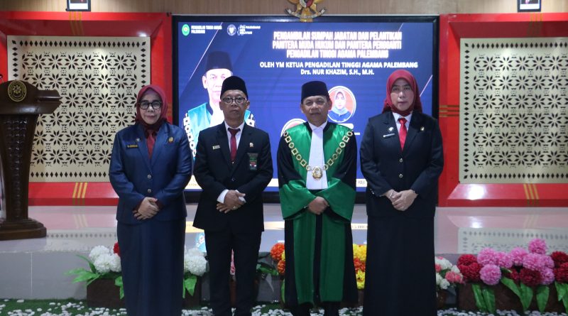 Prosesi Pelantikan Panitera Pangadilan Agama Palembang Palembang Kelas IA manjadi Panitera Pengganti Pengadilan Tinggi Agama Palembang Berlangsung Khidmat Prosesi Pelantikan Panitera Pangadilan Agama Palembang Palembang Kelas IA manjadi Panitera Pengganti Pengadilan Tinggi Agama Palembang Berlangsung Khidmat