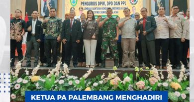 Ketua Pengadilan Agama (PA) Palembang Kelas IA, Mursyid Syah, S.Ag., menghadiri acara Pelantikan Pengurus DPW, DPD, dan PPL Lembaga Bantuan Konsumen Indonesia (LBKI) Provinsi Sumatera Selatan Periode Tahun 2026–2031. Ketua Pengadilan Agama (PA) Palembang Kelas IA, Mursyid Syah, S.Ag., menghadiri acara Pelantikan Pengurus DPW, DPD, dan PPL Lembaga Bantuan Konsumen Indonesia (LBKI) Provinsi Sumatera Selatan Periode Tahun 2026–2031.