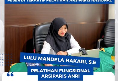 Lulu Mandela Hakari, S.E. Raih Peserta Teraktif Pelatihan Arsiparis ANRI Lulu Mandela Hakari, S.E. Raih Peserta Teraktif Pelatihan Arsiparis ANRI