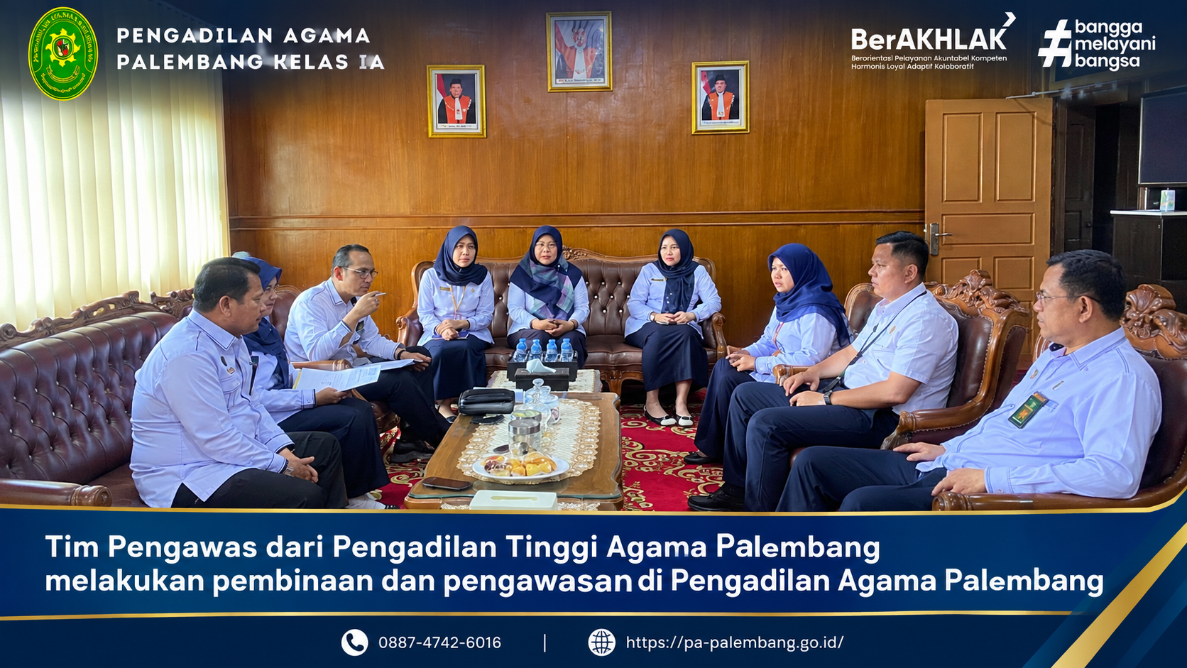Tim Pengawas Pengadilan Tinggi Agama Palembang Laksanakan Pembinaan dan Pengawasan di Pengadilan Agama Palembang Tim Pengawas Pengadilan Tinggi Agama Palembang Laksanakan Pembinaan dan Pengawasan di Pengadilan Agama Palembang