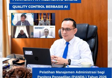 Panitera Pengadilan Agama Palembang Ikuti Pelatihan PANDIL 2026, Kembangkan Inovasi Quality Control Salinan Putusan Berbasis AI Panitera Pengadilan Agama Palembang Ikuti Pelatihan PANDIL 2026, Kembangkan Inovasi Quality Control Salinan Putusan Berbasis AI