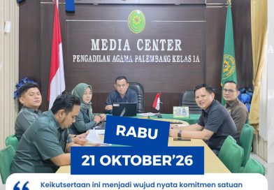 Pengadilan Agama Palembang Ikuti Rapat Persiapan Turnamen PTWP Pengadilan Tinggi Agama Palembang Cup Ke-X Tahun 2026 Secara Daring Pengadilan Agama Palembang Ikuti Rapat Persiapan Turnamen PTWP Pengadilan Tinggi Agama Palembang Cup Ke-X Tahun 2026 Secara Daring